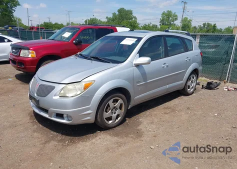 2005 Pontiac Vibe из США, поврежденный, VIN 5Y2SL63895Z405541